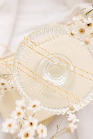 Alternative view of Collier pierre de naissance personnalisable médaille sun ÉPURE