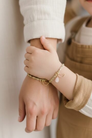 Duo de bracelets gri-gri porte-bonheur à partager ODESSA