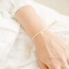 Bracelet personnalisé charms cœur cordon de soie tressé BAUME AU COEUR – Image 2