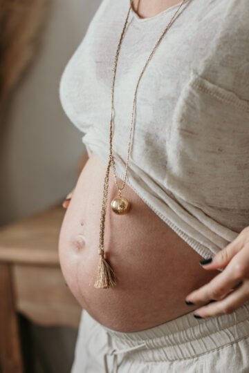 Bola de grossesse ECORCE - cordon de soie