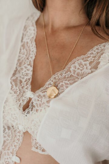 Alternative view of Collier médaillon rond photo personnalisé constellation GRANDE OURSE