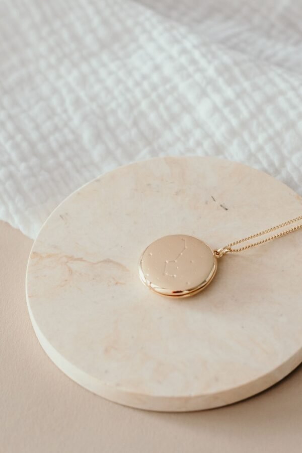Médaillon photo rond personnalisé constellation GRANDE OURSE