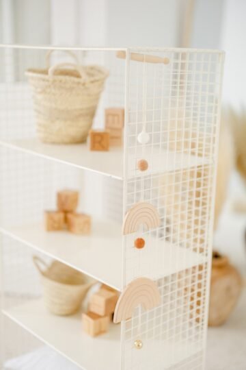 Alternative view of Mobile bébé arc en ciel en bois compatible bola de grossesse RAINBOW