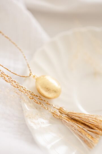 Bola de grossesse brossé COCON - cordon de soie