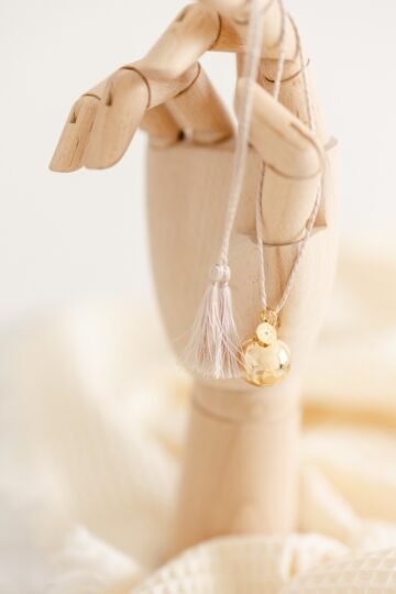 Bola de grossesse charm étoile du nord TALISMAN - cordon de soie