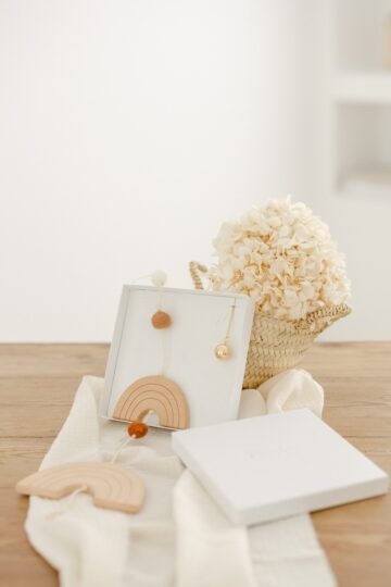 Box grossesse - bola de grossesse AUBE + Mobile bébé bola en bois