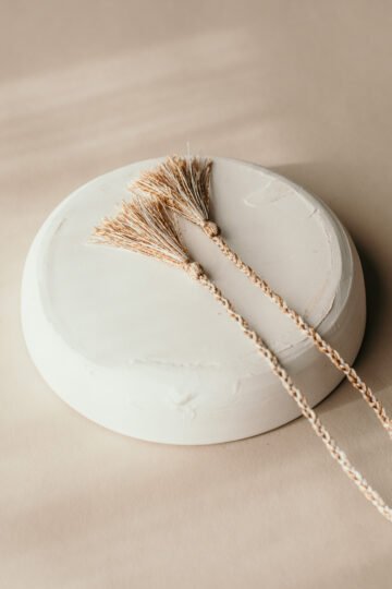 Cordon de soie tressé irisé ajustable pour bola de grossesse