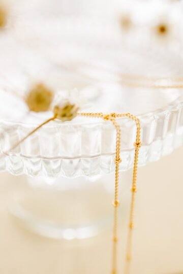 Chaine perlée pour bola de grossesse 105-110 cm