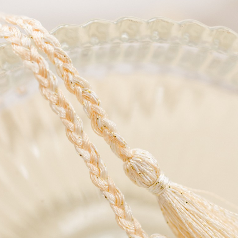 tressé crème irisé