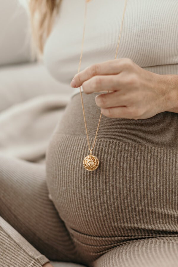 Alternative view of Bola de grossesse cage ROSE DE VENUS