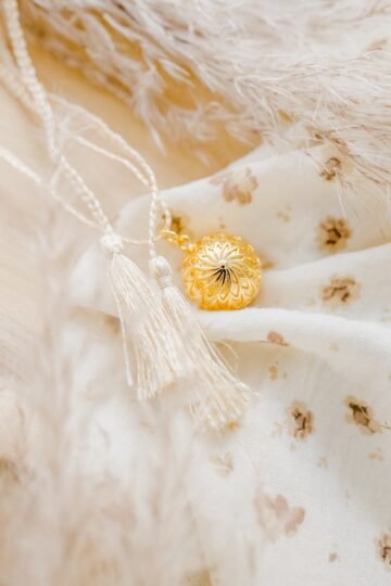 Bola de grossesse MANDALA - cordon de soie