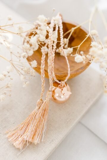 Bola de grossesse charm papillon TALISMAN - cordon de soie