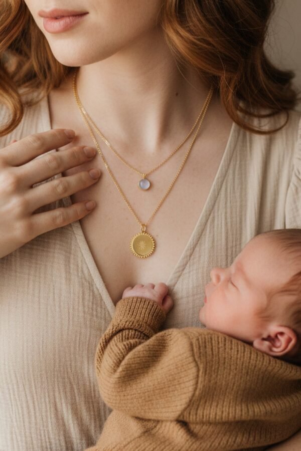 Collier pierre de naissance personnalisable MON ETINCELLE