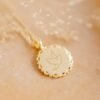 Pendentif personnalisé gravé dentelle or TALISMANS – Image 3