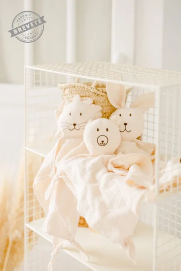 Doudou brodé personnalisable - 2en1 compatible bola de grossesse