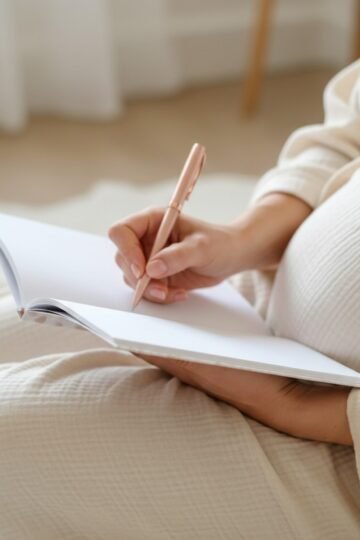 Alternative view of Journal de grossesse soft touch 80 pages - Fabriqué en France