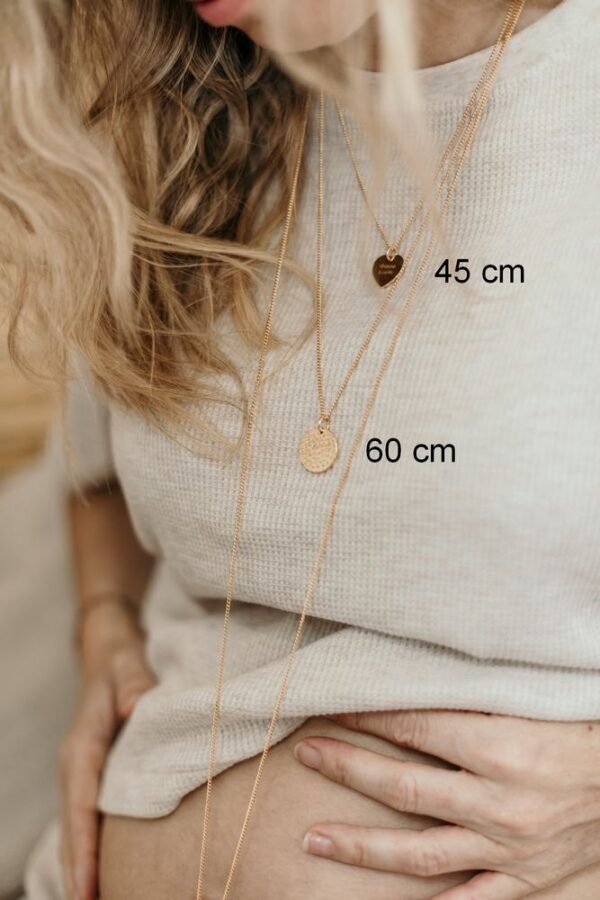 Alternative view of Collier pierre de naissance personnalisable MON RAYON DE SOLEIL