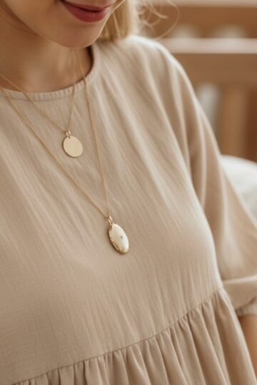 Médaillon photo ovale oxyde de zirconium personnalisé ETINCELLE