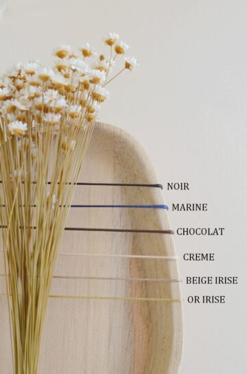 Alternative view of Bracelet personnalisé ajustable disque argent cordon rose des vents MON GUIDE