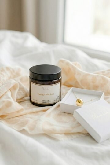 Box grossesse collier bola + soin vergetures BIO et VEGAN