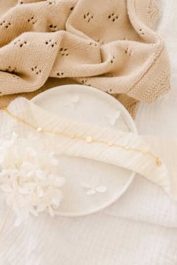 Alternative view of Bracelet initiales personnalisé CONFETTIS