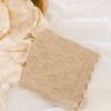 Bonnet bebe petit béguin tricoté taupe 100% coton 0-6 mois BIENVENUE AU MONDE – Image 4