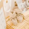 Chaussons pour bébés tricotés taupe 100% coton 0-6 mois BIENVENUE AU MONDE – Image 4