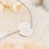 Bracelet papa personnalisé ajustable argent gravé PREMIER LIEN – Image 2
