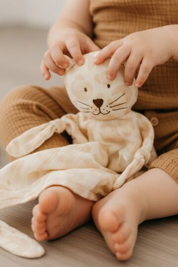 Doudou LEOPARD - 2en1 compatible bola de grossesse EDITION LIMITEE