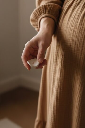 Worry stone en grès émaillé MON GALET APAISANT - Edition limitée