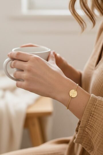 Bracelet fleur de naissance personnalisable ECLOSION