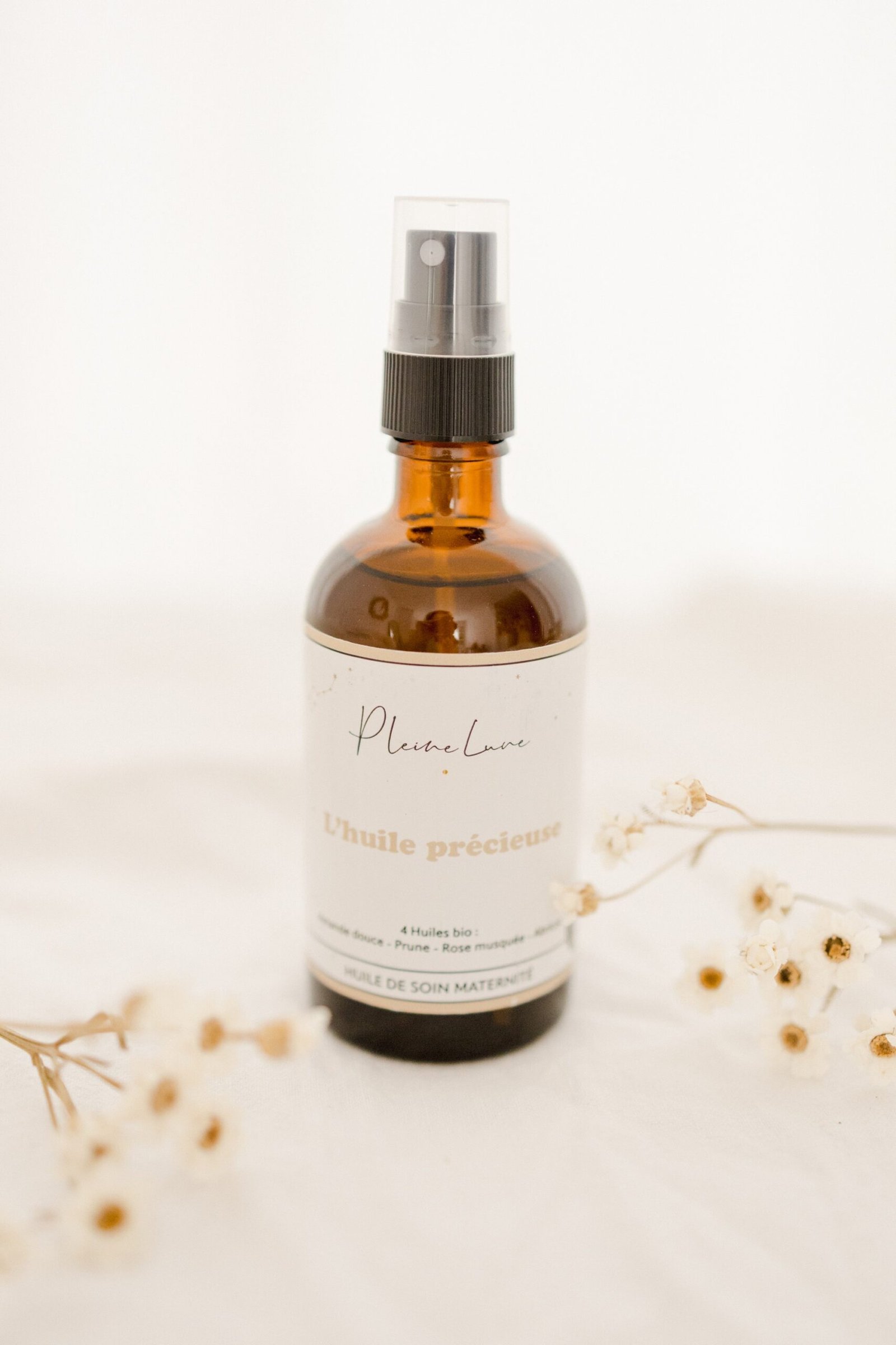 Huile grossesse vergeture BIO naturelle et vegan 100ml - L'HUILE PRECIEUSE