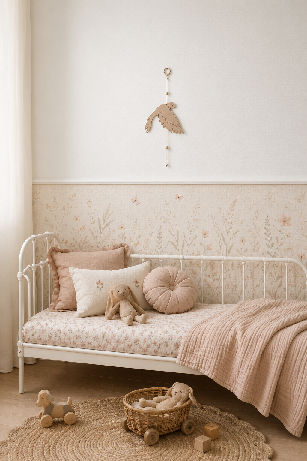 Décoration chambre bebe bois oiseau EN PLEIN VOL – Image 2