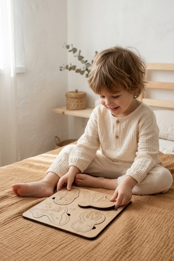 Alternative view of Jeu en bois puzzle animaux mer VOYAGE SOUS L'OCEAN