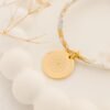 Bracelet fleur de naissance cordon liberty personnalisable ECLOSION