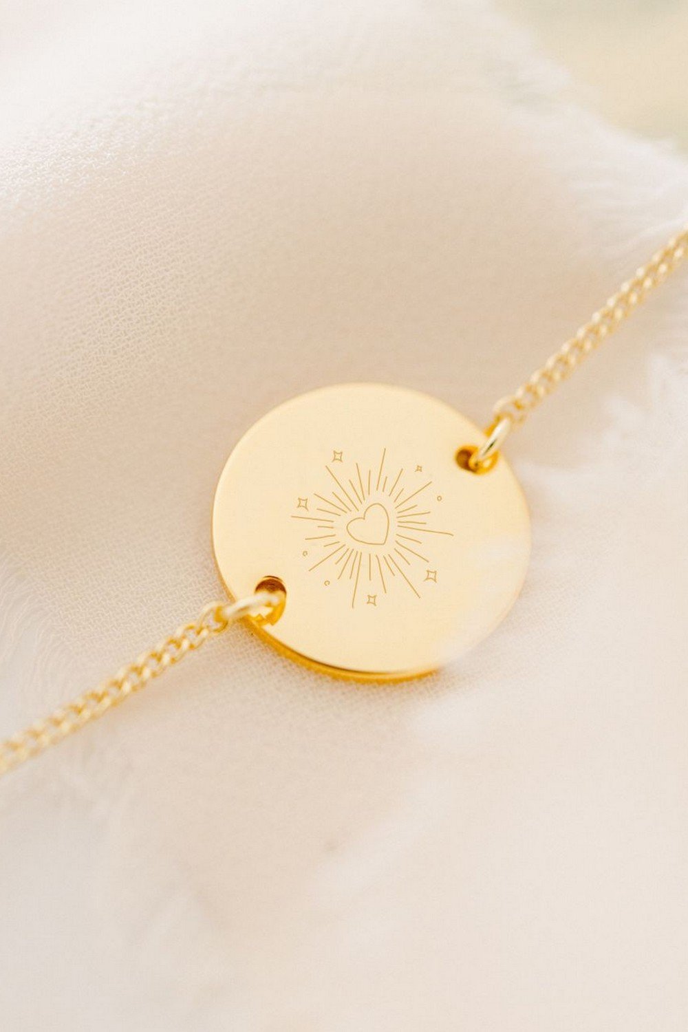 Bracelet de naissance personnalisable ONDE D'AMOUR