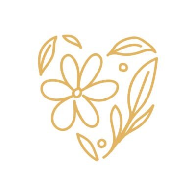 cœur fleuri