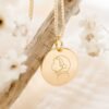 Collier personnalisé médaille ronde or LES PETITS HEROS – Image 3