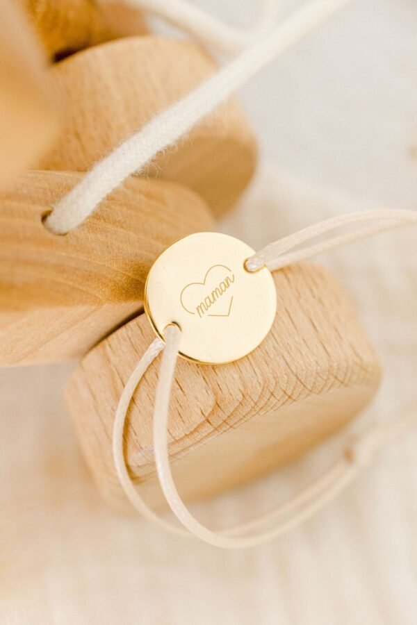 Alternative view of Bracelet personnalisé cordon DE TOUT COEUR