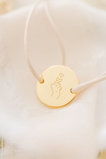 Bracelet personnalisé cordon DE TOUT COEUR