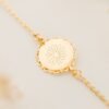 Bracelet fleur de naissance dentelle personnalisable ECLOSION