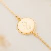 Bracelet de naissance dentelle personnalisable ONDE D'AMOUR
