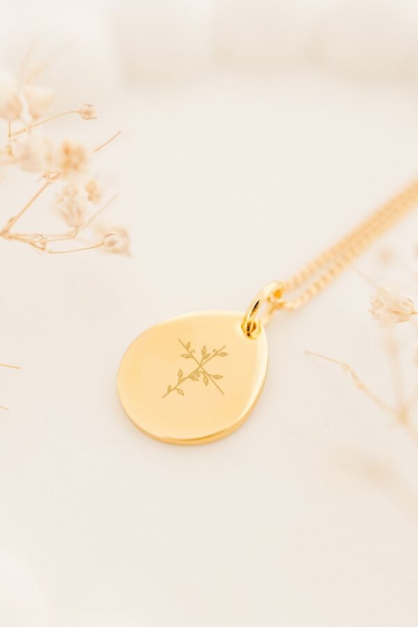 Médaille de baptême goutte or BENEDICTIONS