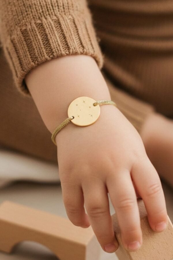 Bracelet personnalisé enfant cordon CONSTELLATION