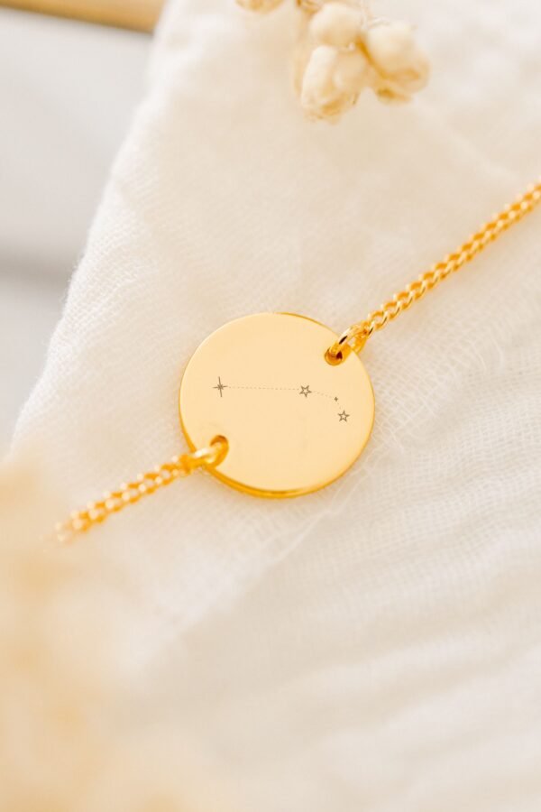 Bracelet personnalisable pastille CONSTELLATION